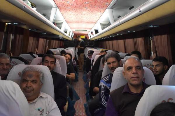 اعزام خادمین جهت استقرار در محل موکب